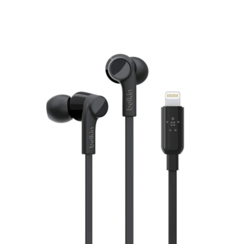 BELKIN | Soundform In-Ear Headphones with Lightning Connector for iPhones Black | G3H0001btBLK