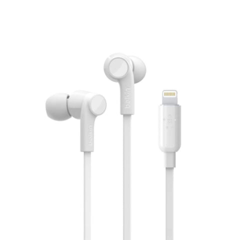 BELKIN | RockStar In-Ear Headphones with Lightning Connector White | G3H0001btWHT