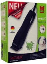 MOSER | Professional Silent Animal Clipper, With 1mm Blade and Attachment Combs | MAX 50