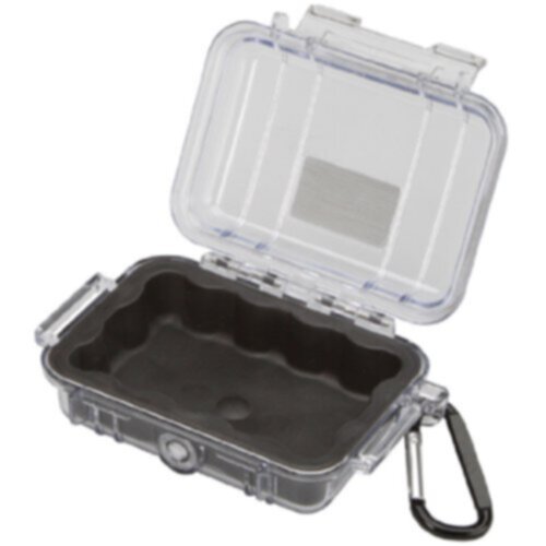 PELICAN | Mirco Case Clear Black | 1010-025-100