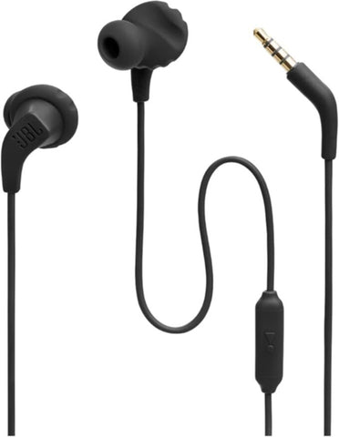JBL|  Endurance Run 2 Black Waterproof Wired In-Ear Sports Headphones | 301001000000556