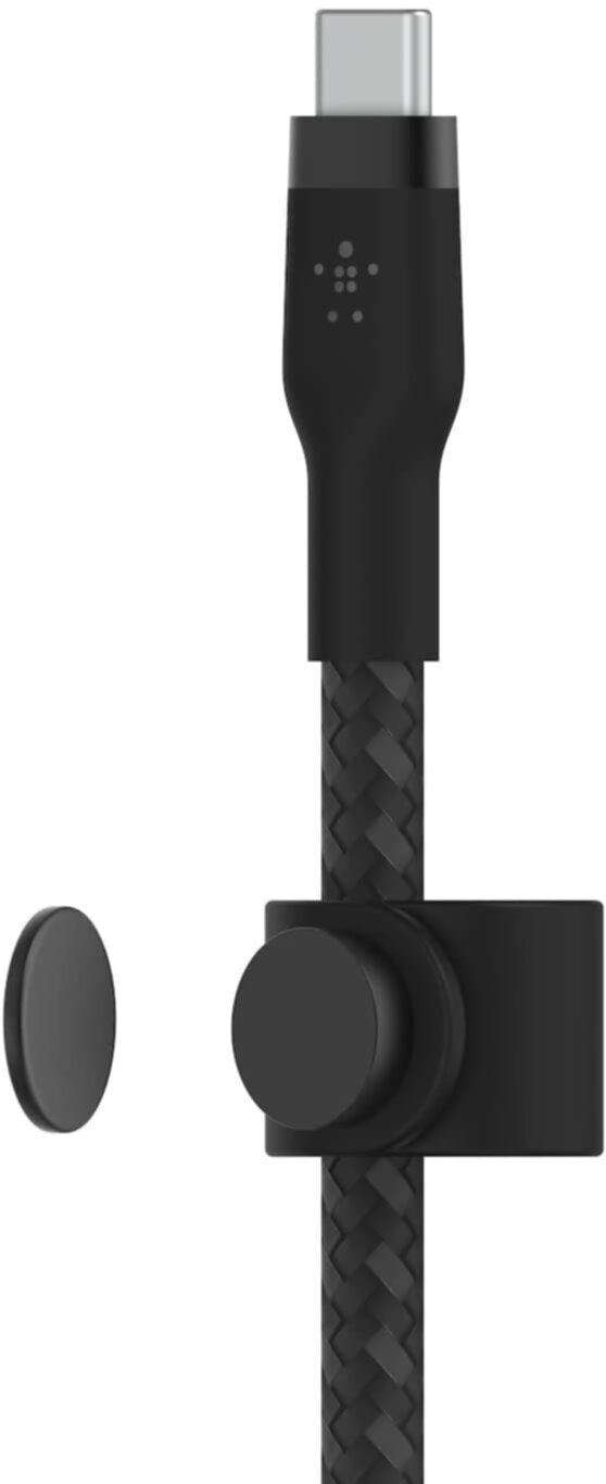 BELKIN | BOOSTâ†‘CHARGE Pro Flex 15W Usb-C Braided Silicone with Lightning 3M Black for Iphone & Ipad | CAA011BT3MBK