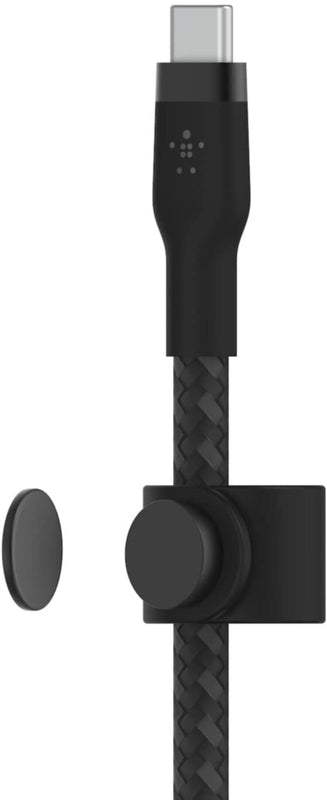 BELKIN | BOOSTâ†‘CHARGE Pro Flex 15W Usb-C Braided Silicone with Lightning 3M Black for Iphone & Ipad | CAA011BT3MBK