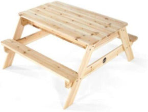 PLUM | Surfside Wooden Sand & Water Picnic Table-Natural Age 18M+ | 100301A108