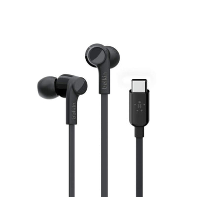 سماعات أذن ساوند فورم من بيلكين | مزودة بموصل USB Type-C، لون أسود | G3H0002btBLK