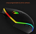 MEETION | Chromatic RGB Circulation Backlit Gaming Wired Mouse | MT-GM21