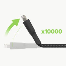 BELKIN | Boost Charge Braided Lightning to USB-A Cable (15cm / 6in, Black) | CAA002bt1MBK