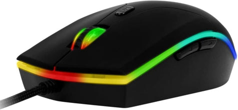 MEETION | Chromatic RGB Circulation Backlit Gaming Wired Mouse | MT-GM21