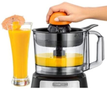 BLACK + DECKER | 29 Function Food Processor with Blender, Grinder & Juicer Silver/Black 600W | FX650-B5
