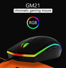 MEETION | Chromatic RGB Circulation Backlit Gaming Wired Mouse | MT-GM21