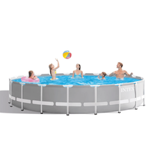INTEX | Prism Frame Premium Round Above Ground Pool Set 20Ft Age 6+ | 42126756