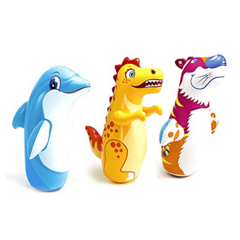 INTEX | 3-D Bop Bags Designs Boxing Punch Bag 3 Styles Peg | Box Ages 3+ | 42144669