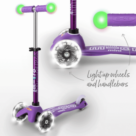 MINI MICRO | Deluxe Magic Scooter Purple MMD129 | 44000129