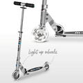 MICRO | Scooter Sprite Silver Matt LED SA0216 | 44000216