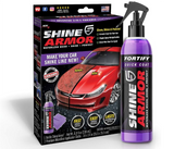 Shine Armor Ceramic Coating Fortify Quick Coat Car Wax Polish Spray Waterless Wash & Wax Hydrophobic Top Coat Polish & Polymer Paint Sealant Detail Protection | JPN8945