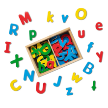 MELISSA & DOUG | Wooden Letter Alphabet Magnets | 46000448