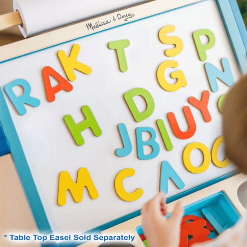 MELISSA & DOUG | Wooden Letter Alphabet Magnets | 46000448
