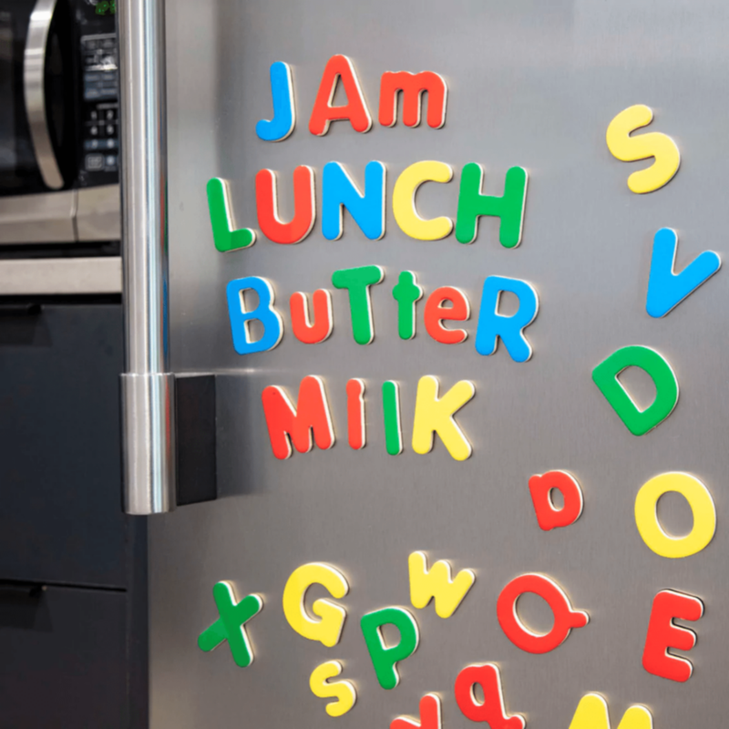 MELISSA & DOUG | Wooden Letter Alphabet Magnets | 46000448