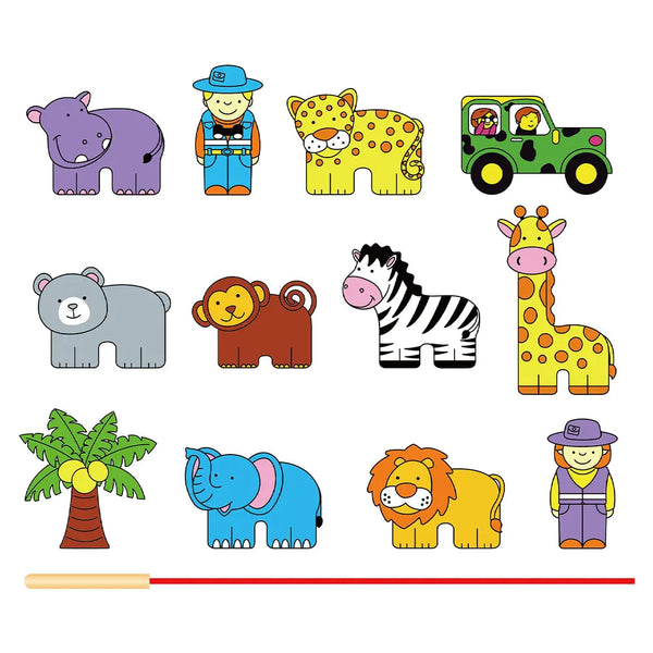 VIGA | Lacing Blocks Zoo | 59549