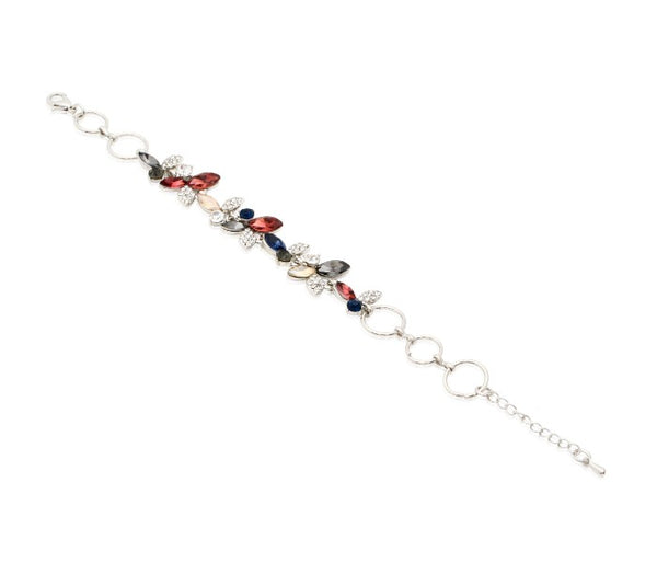 Kavani Butterfly Chimes Crystal Rhodium Bracelet 33059 Assorted | JPB6851