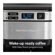 HAMILTON | Beach Front-Fill 12 Cup Programmable Coffee Maker with Swing-Out Basket | 46310-ME