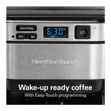 HAMILTON | Beach Front-Fill 12 Cup Programmable Coffee Maker with Swing-Out Basket | 46310-ME