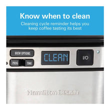 HAMILTON | Beach Front-Fill 12 Cup Programmable Coffee Maker with Swing-Out Basket | 46310-ME