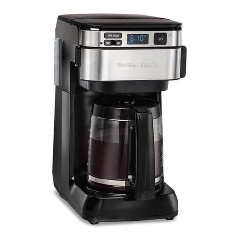 HAMILTON | Beach Front-Fill 12 Cup Programmable Coffee Maker with Swing-Out Basket | 46310-ME