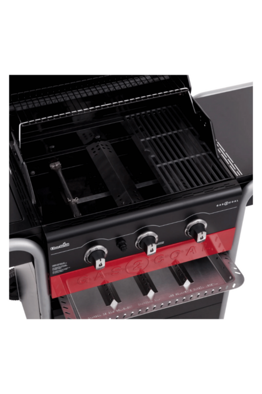 CHARBROIL | Gas 2 Coal 330 2-In-1 BBQ Grill 3 Burner +Side Burner  | 468300618