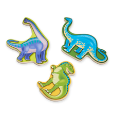 MELISSA & DOUG | Wooden Dinosaur Magnets | 46000476