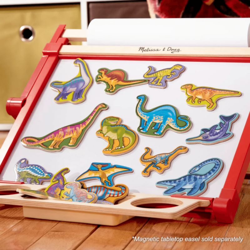 MELISSA & DOUG | Wooden Dinosaur Magnets | 46000476