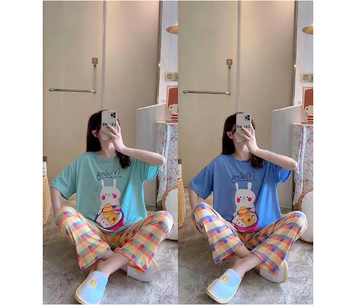 4 Pieces Short Sleeved New Style Home Wear Women Pajamas Set | JPL6732