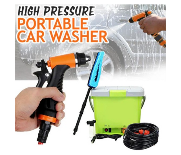High Pressure Portable Car Washer With Power Adapter, HNR1209 | JPO6515