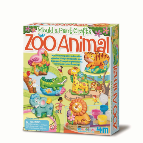 4M | Mould & Paint Zoo Animal | 48604753