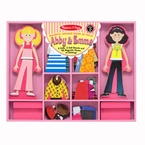 MELISSA & DOUG | Abby & Emma Magnetic Dress-Up Set 3+ years | 46004940