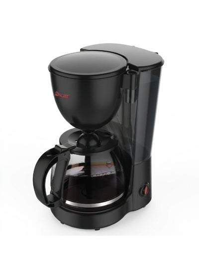 OSCAR | 1.25 Ltrs Capacity Coffee Maker With Glass Carafe Jar | OCM125D