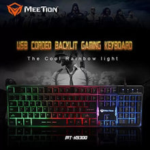 MEETION | K9300 Rainbow Backlit Gaming Keyboard | Black