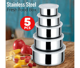 Stainless Steel 5 Piece Protect Fresh Box, 1296942 | JPB4962