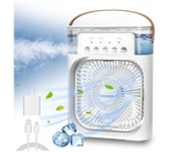Portable Air Conditioner Fan Mini Evaporative Air Cooler with 7 Colors LED Light, 3 Wind Speeds and 3 Spray Modes for Office, Home, Travel | JPN2054