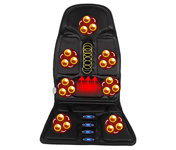 Electric massage seat cushion 8 Mode car home office infrared heating mat full body chair massage pad | JPN9009