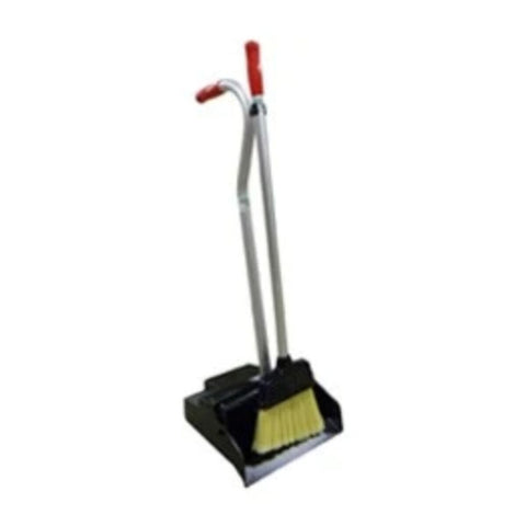 UNGER | EuroSanex Swinging Dustpan with Broom Aluminum Handle and PVC Bristle Brush | 4RP514