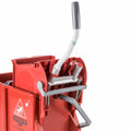 UNGER | COMSR 15 Liters Red Mop Bucket with Side-Press Wringer | 4RP522