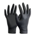 AZOSS | Black Nitrile Powder Free Disposable Gloves 100 Pair Pkt | 4RR400