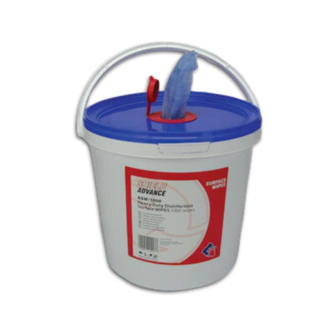 SHIELD | Heavy Duty Disinfectant Surface Wipes, Blue, 1000 Wipes | 4RS010