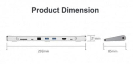 UNITEK | USB3.0 USB-C Laptop Universal Docking Station  5V2A Power Adaptor | Y-3708
