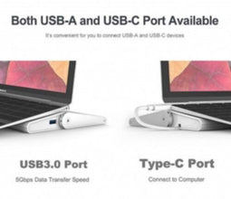 UNITEK | USB3.0 USB-C Laptop Universal Docking Station  5V2A Power Adaptor | Y-3708