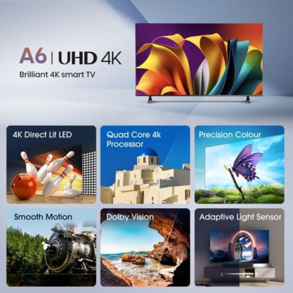 HISENSE | UHD Smart LED TV 50"Inch | 50A61N