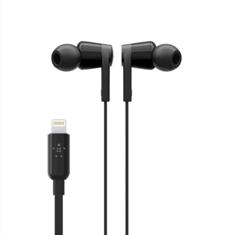 BELKIN | Soundform In-Ear Headphones with Lightning Connector for iPhones Black | G3H0001btBLK