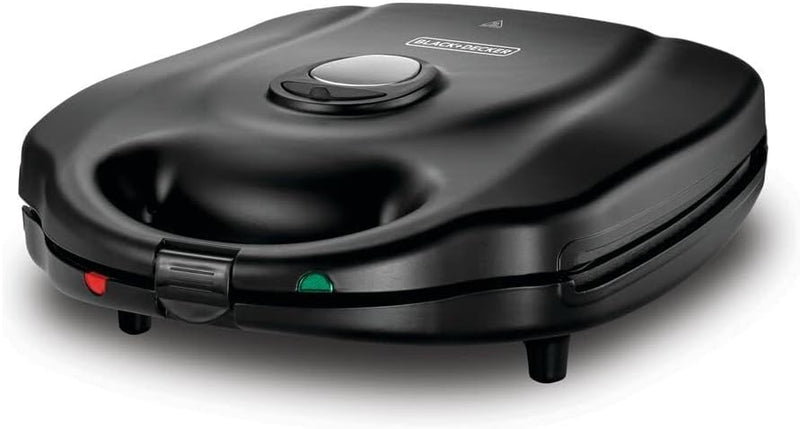BLACK+DECKER | 2 In 1 4 Slice Sandwich Maker And Grill 1400W | TS4120-B5