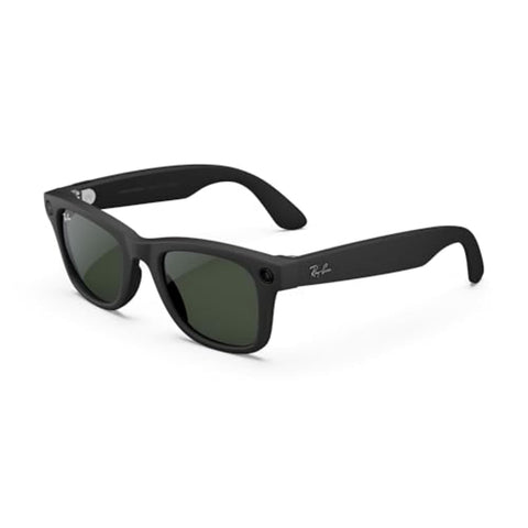 RAYBAN | Wayfarer Smart Glasses Matte Black Clear to Graphite Green Transitions | RW4006Black